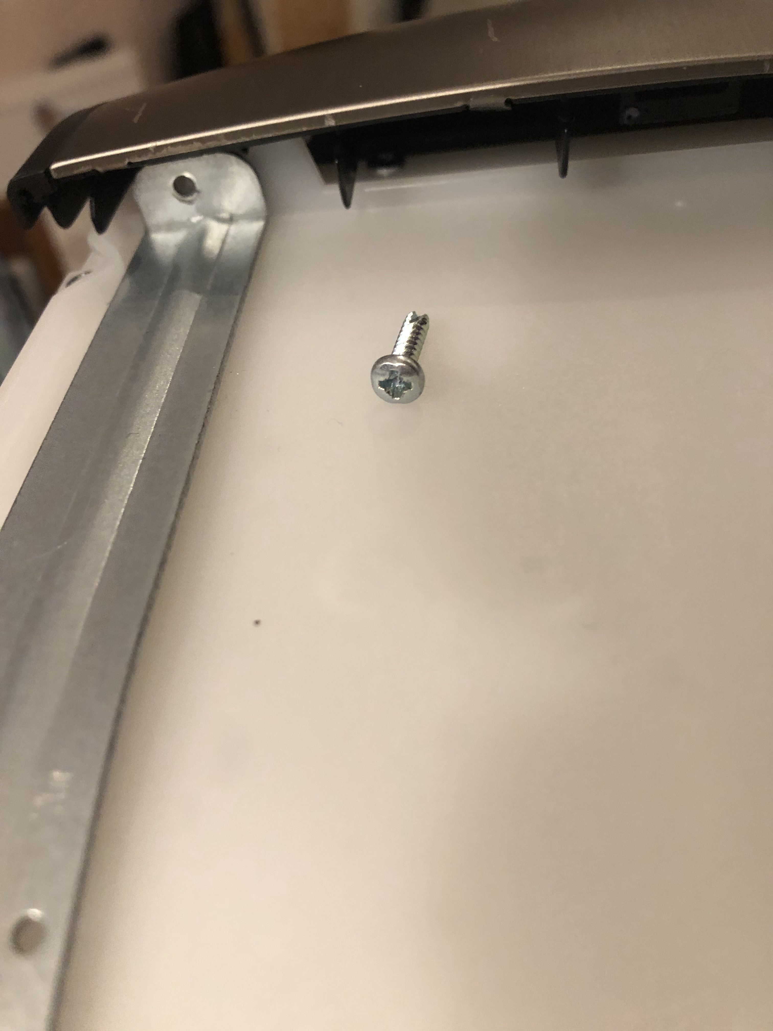 tank strap and screw